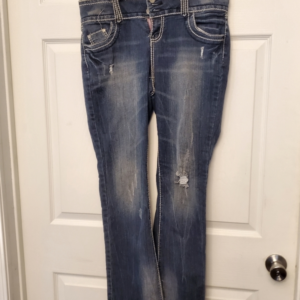 ALMOST FAMOUS low-rise jeans sz 14